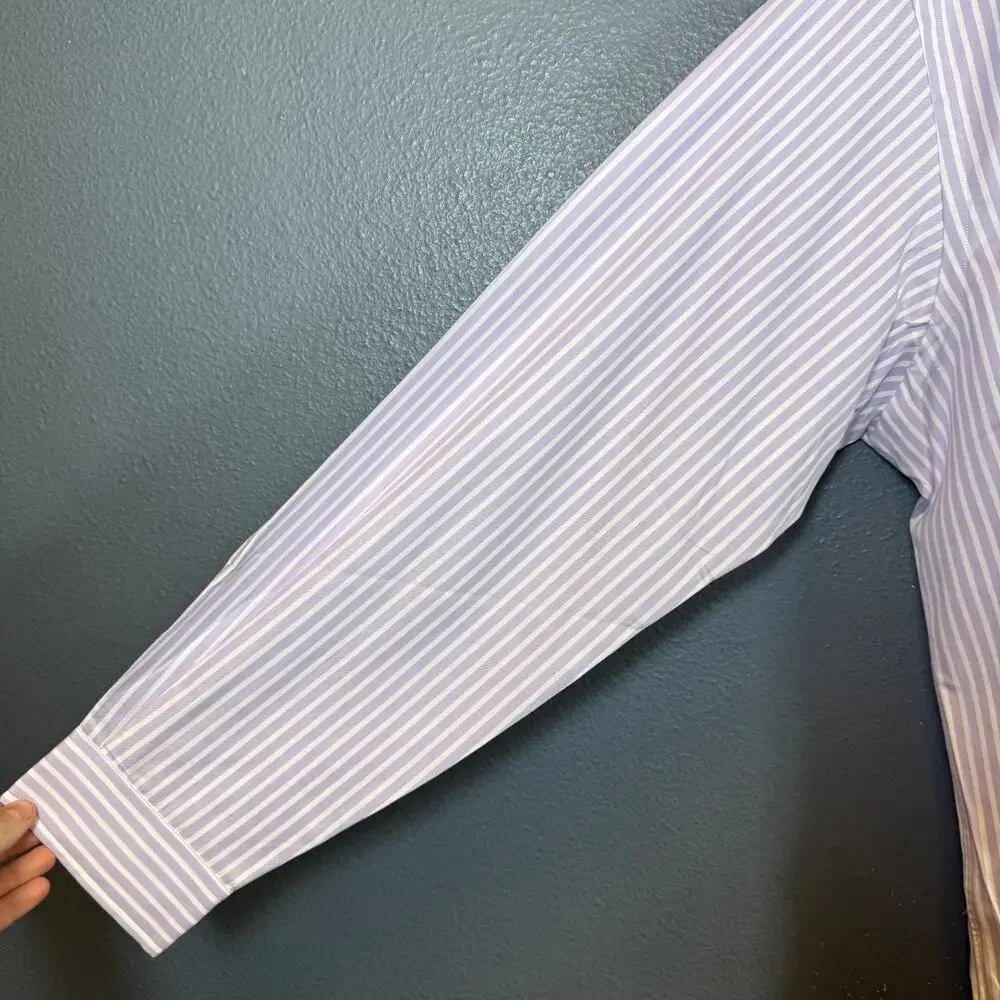 Ralph Lauren XXL men’s pink/white striped Kiawah long sleeve shirt NWT